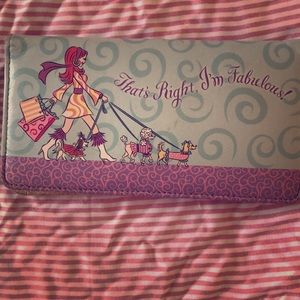 Sassy wallet/checkbook